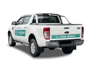 4x4 pickup truck sticker advertising